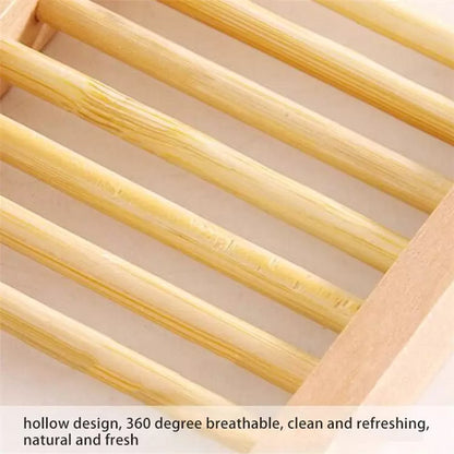 Bamboo Soap Dish – Eco-Friendly Natural Soap Bar Holder