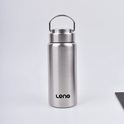 1Pc Large Capacity Stainless Steel Sport Water Bottle Single-Layer Rugged Water Cup Metal Bottle Drinkware Camping Sports Gym