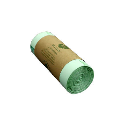 Biodegradable Cornstarch Waste Bags  – 50-Pack Eco-Friendly Pet & Garbage Bags 6L - 10L