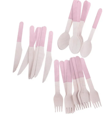 Eco-Friendly Wooden Cutlery Set
